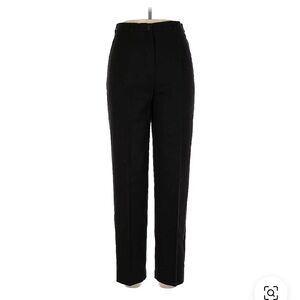 Giorgio Sant Angelo Pure Merino Wool Black Vintage Trousers